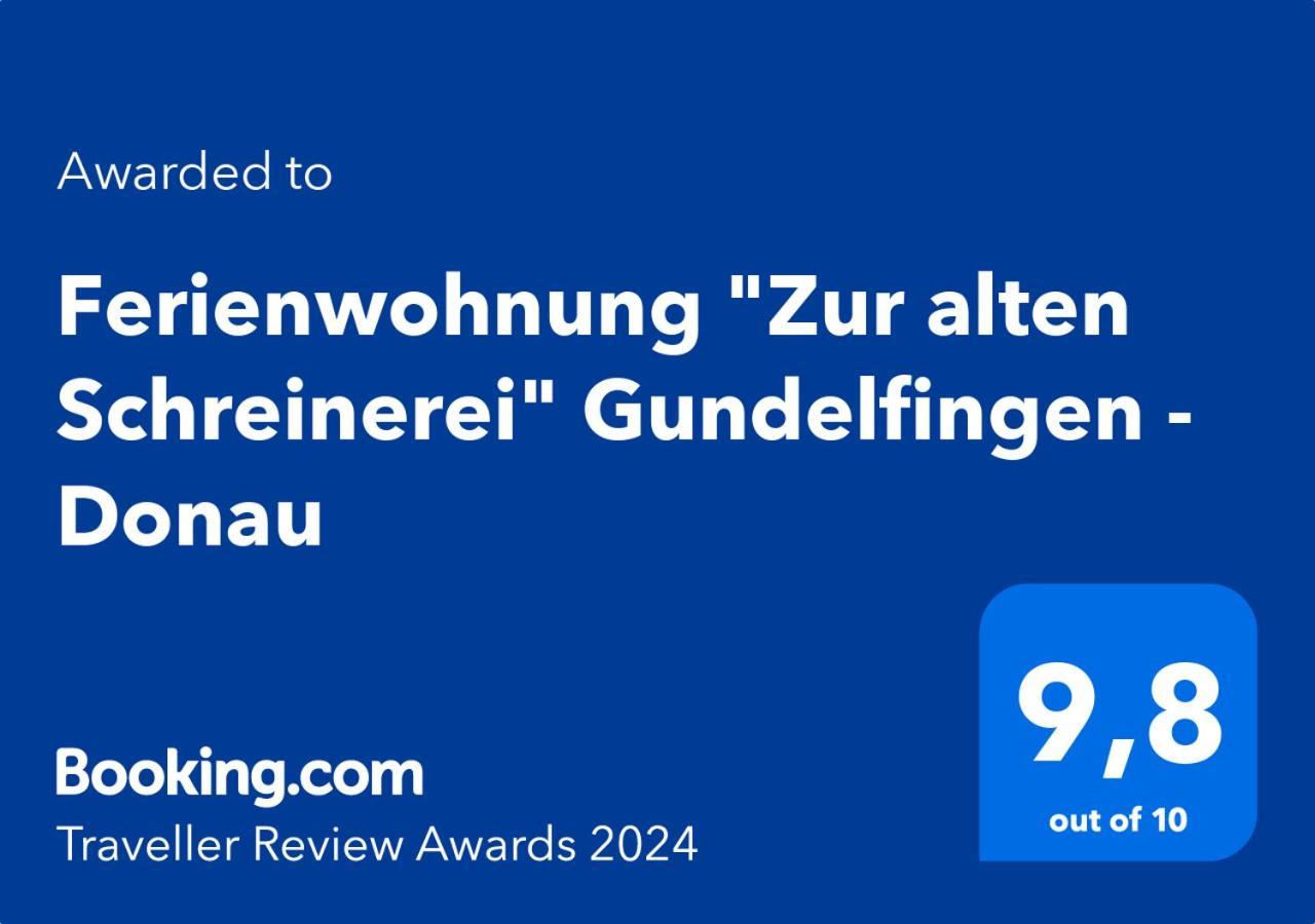 Ferienwohnung "Zur Alten Schreinerei" Gundelfingen - Donau Gundelfingen an der Donau Exterior photo